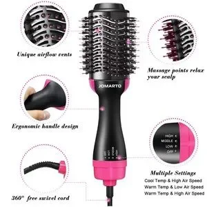 Hair Dryer Brush, Hot Air Brush, JOMARTO Hair Dryer